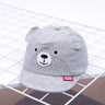 Baby Bear Baseball Cap New Spring Summer Cute Cartoon Solid Sunhat Boys Girls Cotton Snapback Caps Kid Hip Hop Fishing Hat 3-12M