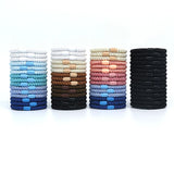 Hair Ties for Girls Women,  15 Pcs Elastics Hair Bands Ponytail Holders for Thick Hair, No Damage No Crease Hair Elastics