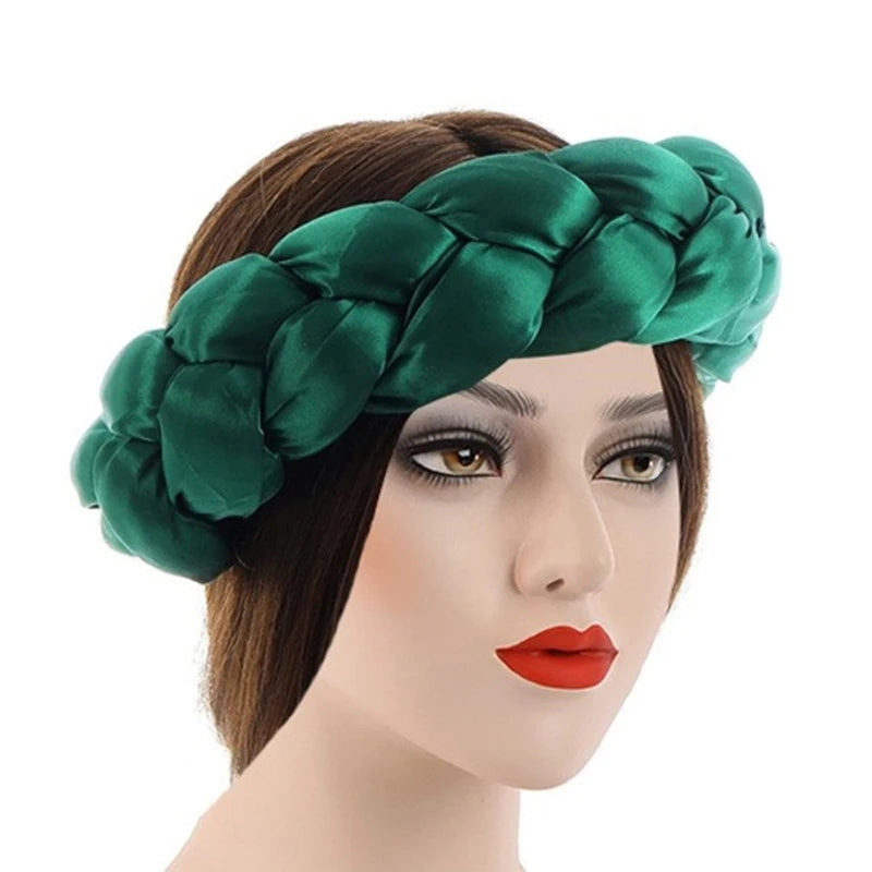 Twisted Hair Band Office Headbands Party Hairband Latest Satins Sports Headwear for Stylish Men and Women