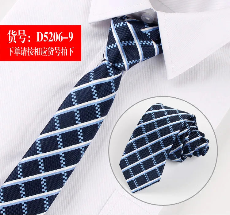 Men ties necktie Men's vestidos business wedding tie Male Dress legame gift gravata England Stripes JACQUARD WOVEN 6cm