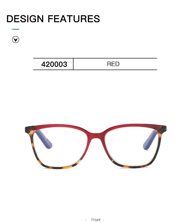 Blue Light Blocking Reading Glasses Anti Eyestrain Computer Reader Eyewear Gaming TV Eyeglasses for Women Men