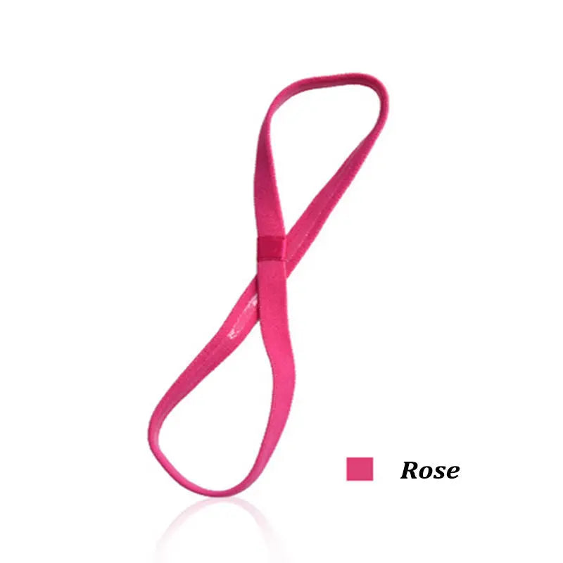 Fashion Sports Headbands for Women Men Solid Elastic Hair Bands Running Fitness Yoga Headwear Stretch Makeup Head Band