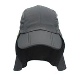 Connectyle Boys Girls Kids Summer UPF 50+ Sun Protection Cap Adjustable Quick Dry  Detachable Fishing Hat with Neck Flap