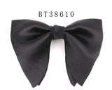 New Solid Bow Tie For Men New Wedding Bowtie Adjustable Oversize Bow tie For Wedding Groom Big Bow ties Butterfly Men's Gifts