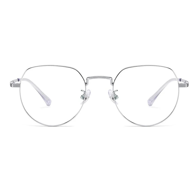 DIEDIESEE New Anti Blue Light Men's And Women's Titanium Frame Can Be Paired With Myopia Optical Prescription Glasses Frame 1901