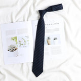 Korean style elegant Ties for men gifts Top clothes accessories Wedding  Black Gray Striped JK Ladies Collar Slim Neck Bow tie