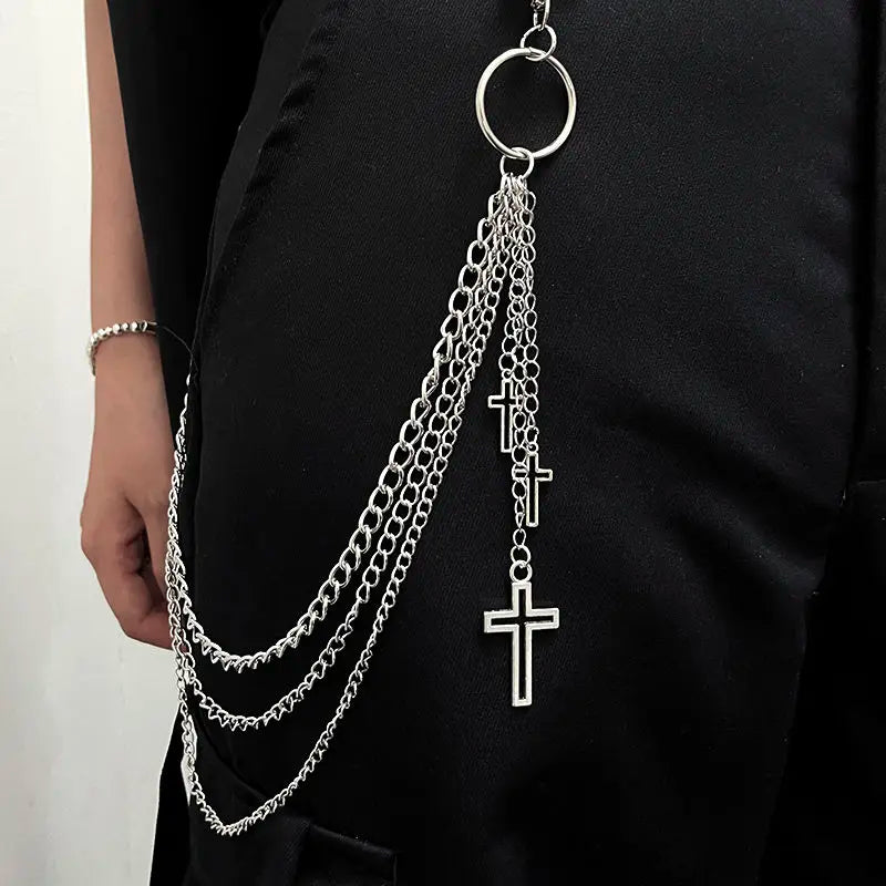 Waist chain men and women fashion versatile belt belt decoration jeans hip-hop punk style summer metal chain women