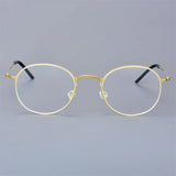 Thititanium Glasses Frame Men Denmark Brand 5504 Women Eyeglasses Thin Rim Screwless Ultralight Classics Round Eyewear 2025 New