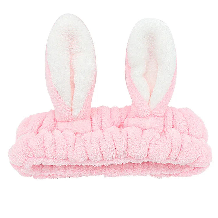 Headband For Washing Wash Face Rabbit makeup Hairbands Girls Elastic Holder Hair Strap Bands Ears Turban Hair Accessories