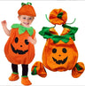 Kids Halloween Party Costume Romper with Hat Shoes Toddler Pumpkin One-Piece Boy Girl Baby Jumpsuit Cosplay Clothing Set 1-10T