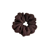 Korean Woman Large Cream Puff Elastics Hair Band Solid Color Scrunchies Hair Ties Ladies Ponytail Hold Hair Accessories