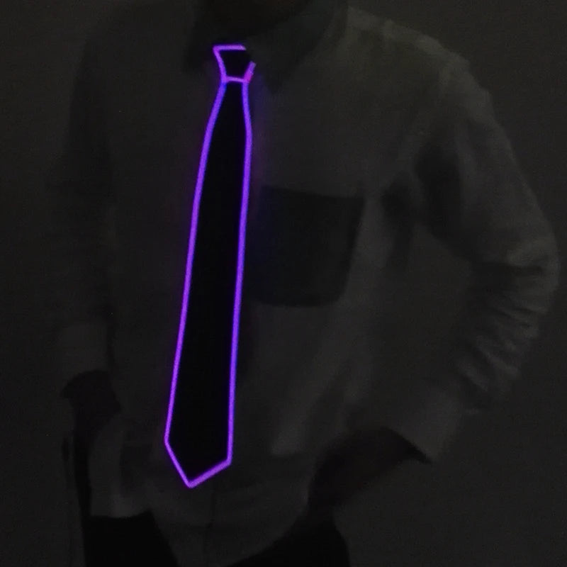 LED Acrylic Bow Tie Light up LED Men Bow Tie Luminous Bow tie Costume Men Ties DJ Dance Glow Decoration Novelty Gift LED Cravat