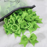 10Pcs/lot Grosgrain Ribbon Pigtail Hair Bows Elastic Hair Ties Hair Bands Holders Girls Baby Hair Accessories for Baby Infants