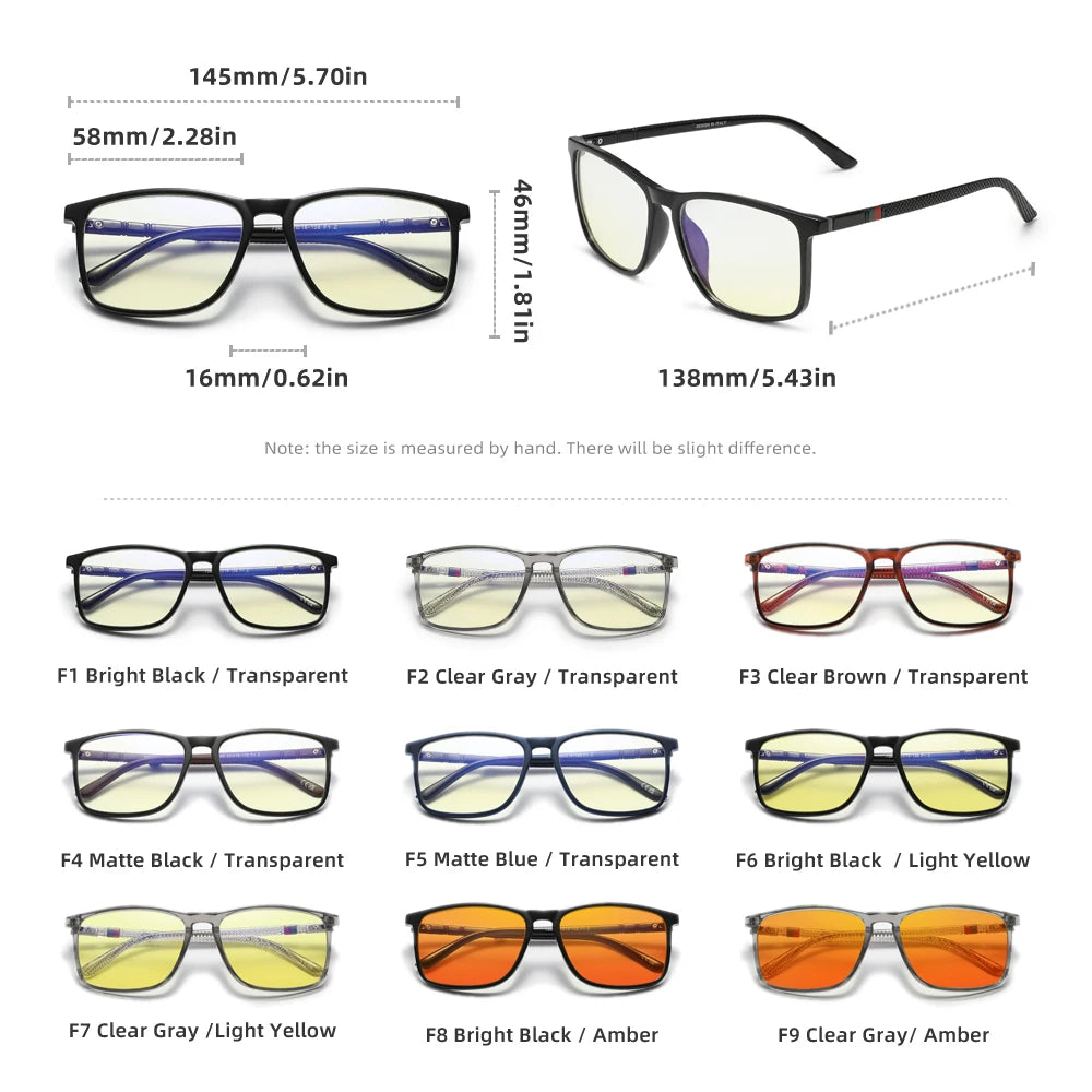 blue light glasses Computer glasses Men Women computer Blue Light Blocking eyeglasses