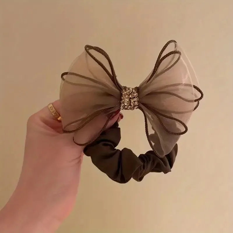 Elegant diamond bow headband | High elastic headband hair accessories | Fashion casual fashion accessories, ideal gift for girls