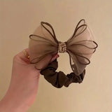 Elegant diamond bow headband | High elastic headband hair accessories | Fashion casual fashion accessories, ideal gift for girls