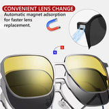 Titanium 3 In 1 New Trend Magnet Glasses Frame With Clip On Glasses Polarized Sunglasses For Men Women Optical Computer glasses