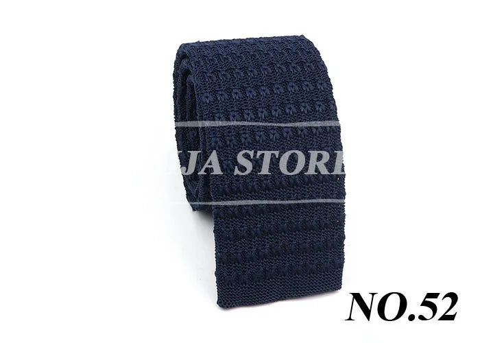 61 Styles Knit Tie Fashion Pattern Print Leisure Men's Knitted Tie Colourful Woven Daily Wear Cravat Gift For Apparel Accessorie