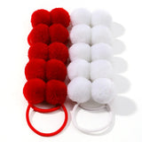 10Pcs/lot Grosgrain Ribbon Pigtail Hair Bows Elastic Hair Ties Hair Bands Holders Girls Baby Hair Accessories for Baby Infants