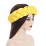Exaggerated Big Braid Head Band African Raw Silk Turban Cap for Women Lady Nigeria Wedding Party Headpiece Female Headband Mujer