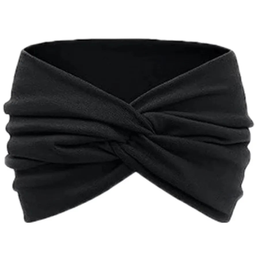 1pc/4pcs Wide Headbands for Women, Boho Bandeau Head Bands, Workout Head Wraps, Stretch No Slip Hair Wraps