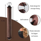 Heatless Hair Curler Satin Sleeping Cap Set No Heat Hair Rollers Curling Rod Headband Soft Curlers Lazy Curls Bonnet Night Hat