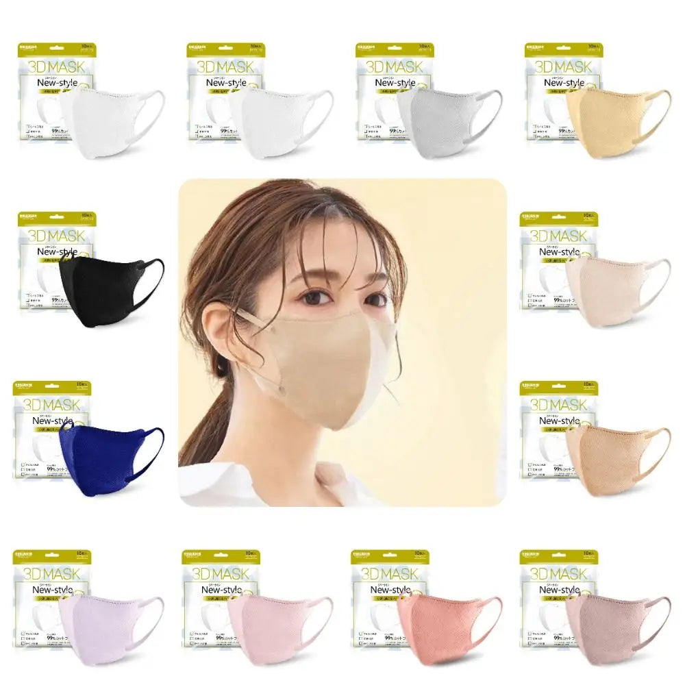 10pcs 4 Layer Anti Dust Disposable Mask Breathable Japanese Cycling Facemask Protective Anti Drag Makeup Face Cover