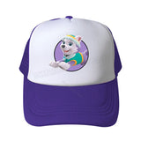 Paw Patrol Skye Kids Baseball Cap Marshall Rubble Girl Peak Cap Cartoon Boy Chase Rocky Mesh Cap Parent-child Summer Sunhat Gift