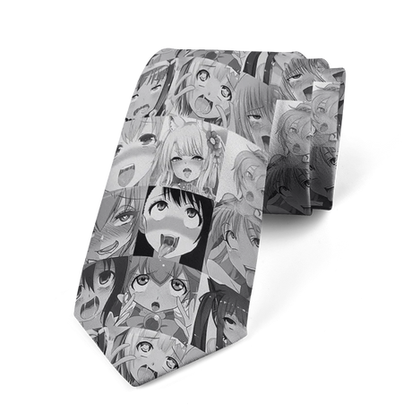 Anime cartoon printing men's tie unisex casual creative tie novelty unique accessories business gifts wedding shirt accessories