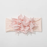 Newborn Baby Girl Headbands Baby Elastic Hair Band Head Flower Toddler Headband Cute Headwear Kids Accessories Nylon Hairban