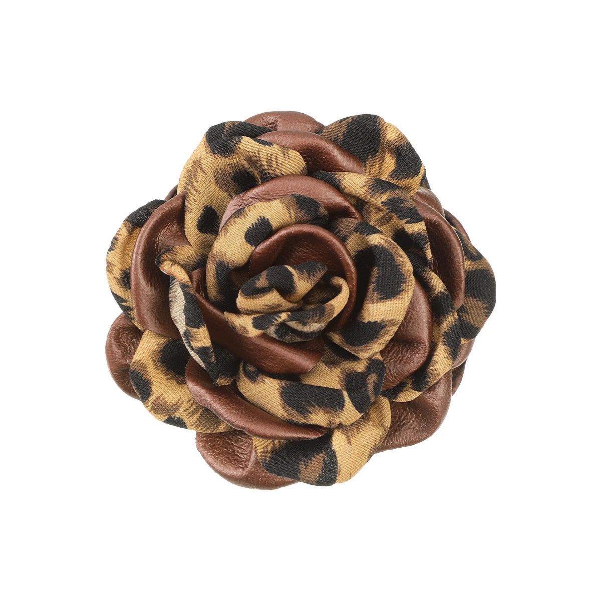 New Leopard Print Big Flower Women's Hair Claws Vintage Hairpin Simple Barrette Ponytail Hair Clamps Hair Accessories for Women