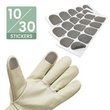 10/30 Pcs 2022 New Ultra Thin Conductive Motorcycl Glove Touch Screen Stickers for IPad/Mobile Phone  Stickers stickers