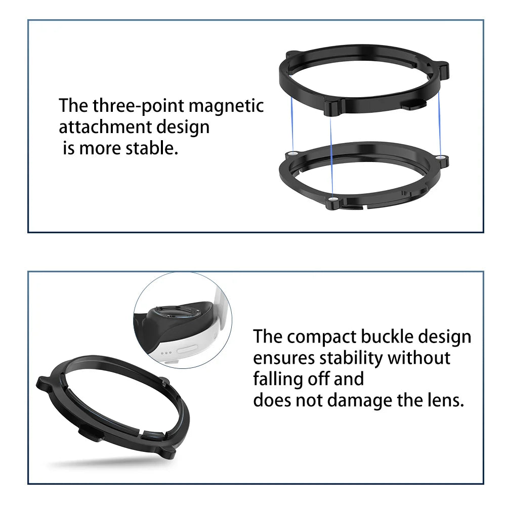 For Quest 3 lens Magnetic eyeglass frames anti-blue light optical lenses protection VR accessories for Oculus/Meta Quest 3