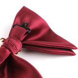 New Wedding Bowtie Casual Solid Bow tie For Men Women Adult Bow Ties Cravats Male Over Size Bow knot For Party Black Men Bowties
