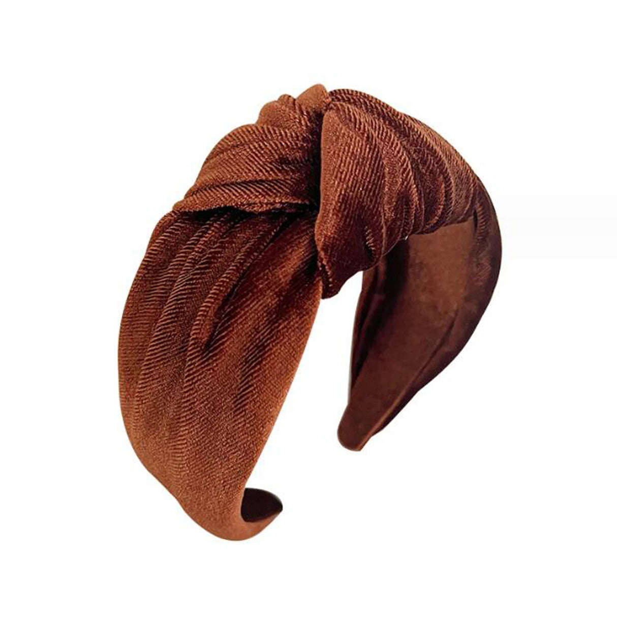 PROLY New Fashion Hairband For Women Solid Color Wide Side Headband Warm Canary Velvet Turban Winter Hair Accessories Wholesale