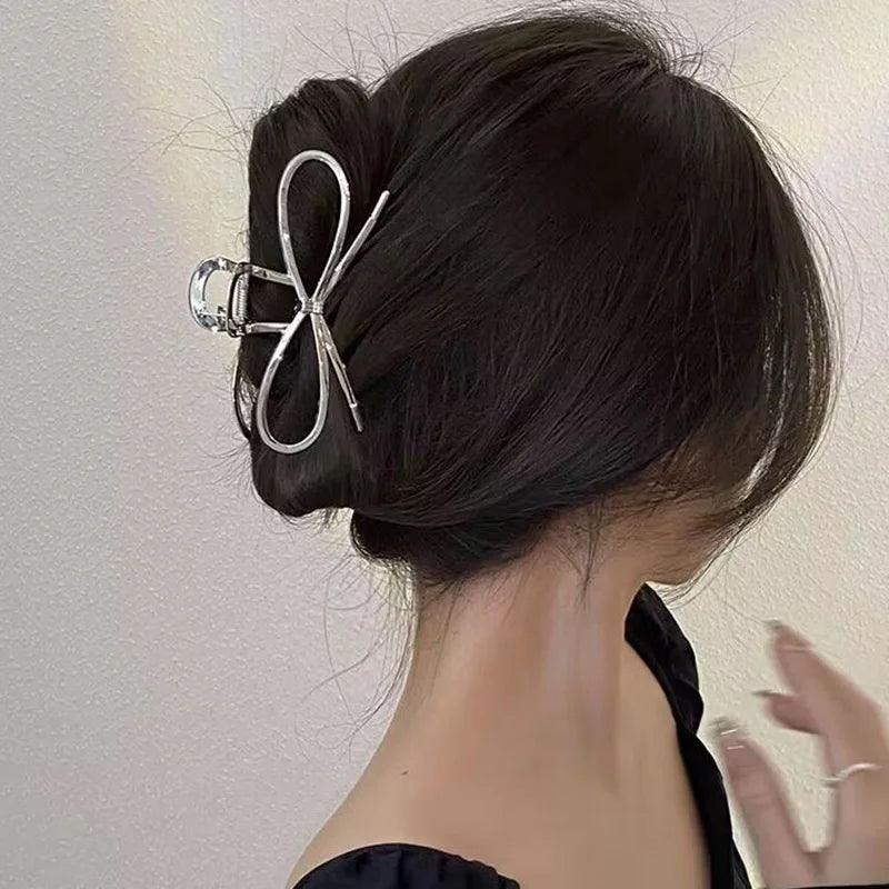 2023 New Fashion Metal Geometric Hair Claw Clip Trendy Hair Clips Hair Clamps Hairpins Party Hair Accessories For Women Headwear