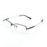 Titanium Metal Alloy flexible Half-rim optical eye glasses frames spectacle frame points prescription eyeglasses oculos de grau