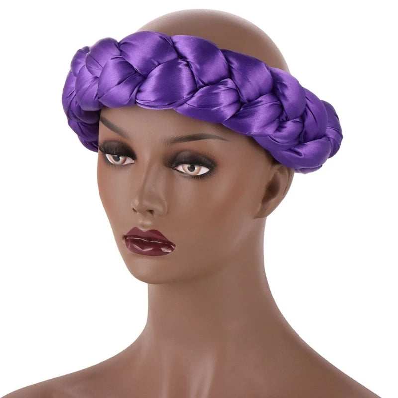 Twisted Hair Band Office Headbands Party Hairband Latest Satins Sports Headwear for Stylish Men and Women