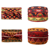 Boho Headbands For Women Fashion Wide Headscarf Bohemian Yoga  Workout Head Bands Hair Accessories Band