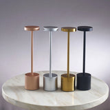 1PC Metal Classic Table Lamp USB Rechargeable Night Light Stepless Dimming Touch 3 Level Bedside Lamp Hotel Bar Decoration