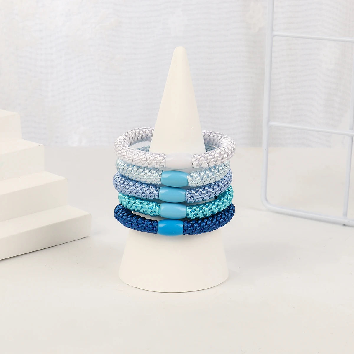 Hairbands, 10 Pack, Fashion, Solid Color, Braided Hairbands, Women, Soft Elastic, No Damage, Ponytail Hairbands