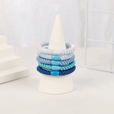 Hairbands, 10 Pack, Fashion, Solid Color, Braided Hairbands, Women, Soft Elastic, No Damage, Ponytail Hairbands