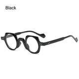 Round Square Frame Blue Light Blocking Glasses Japanese Style Unisex Non-Prescription Glasses Eyeglasses Frame