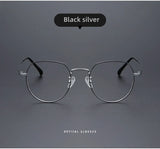 DIEDIESEE New Anti Blue Light Men's And Women's Titanium Frame Can Be Paired With Myopia Optical Prescription Glasses Frame 1901