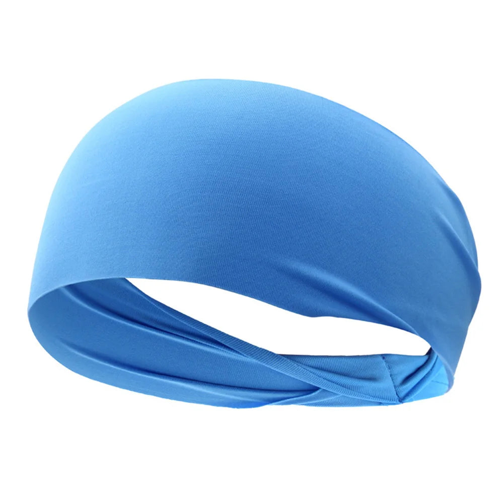 Sports Headbands Quick Dry Running Fitness Sweatband Men Woman Gym Yoga Sweat Hair Bands Yoga Elastic Hairbands Stretch Unisex