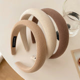 New Fashion Women's Thick Sponge Headband Wide Brim Hairband Elegant Headband Makeup Face Wash Headband Fashion Hair Accessories
