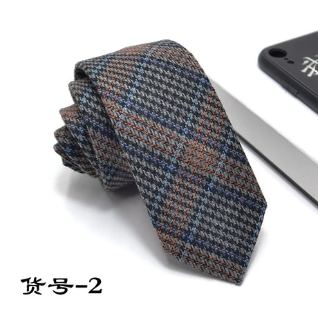 New Style Wool Viscose Tie 6cm Ties Fluffy Solid Color Corbata Slim Striped Necktie Cravat Clothing Accessories Warm Dot Ties