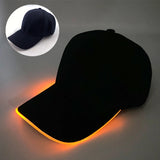 Adult Hat Led Optical Fibre Cap Hip Hot Hat NightClub Concert Masquerade Outdoor Fun Event Supplies Rap Summer Hat