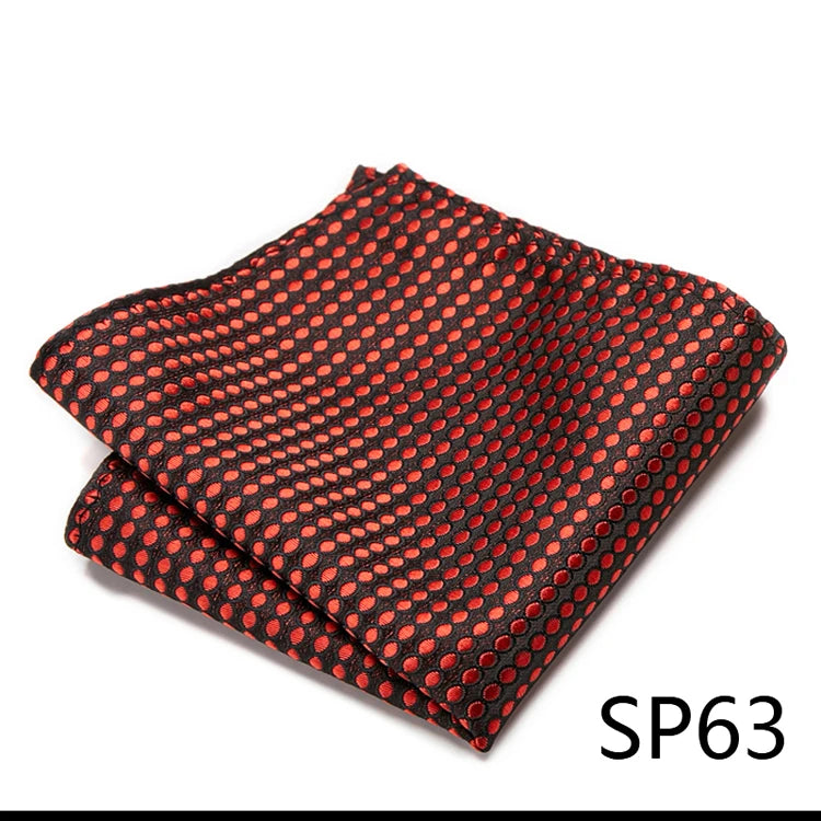 High Grade 2023 New Style Hot sale Silk Handkerchief Black Suit Accessories Solid Men Abraham Lincoln's birthday Pocket Square