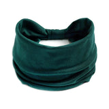 Boho Headbands For Women Fashion Stretch Wide Hair Bands Knoted Turban Yoga Sweatband Elastic Head Bands Stylish Wrap Headbands